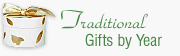 Traditional Anniversary Gifts by Year